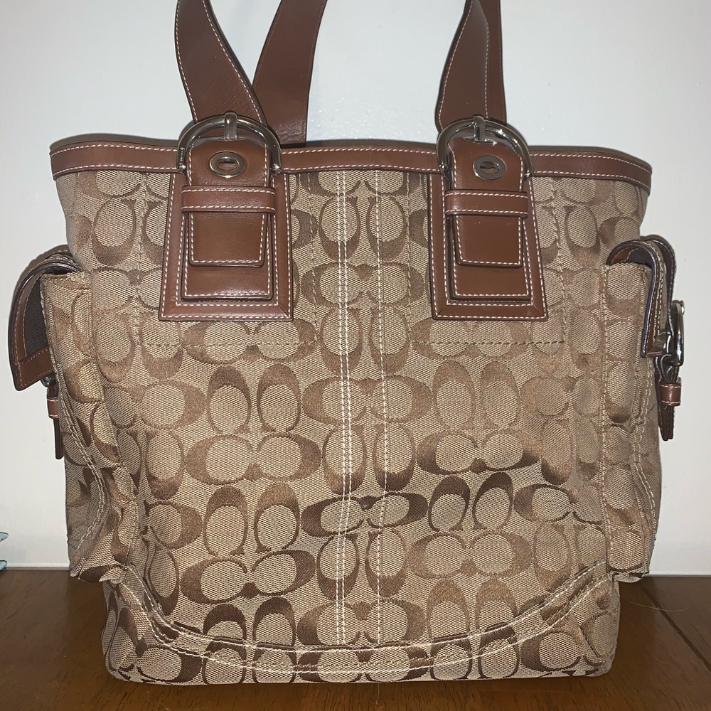 Large Signature Coach Bag